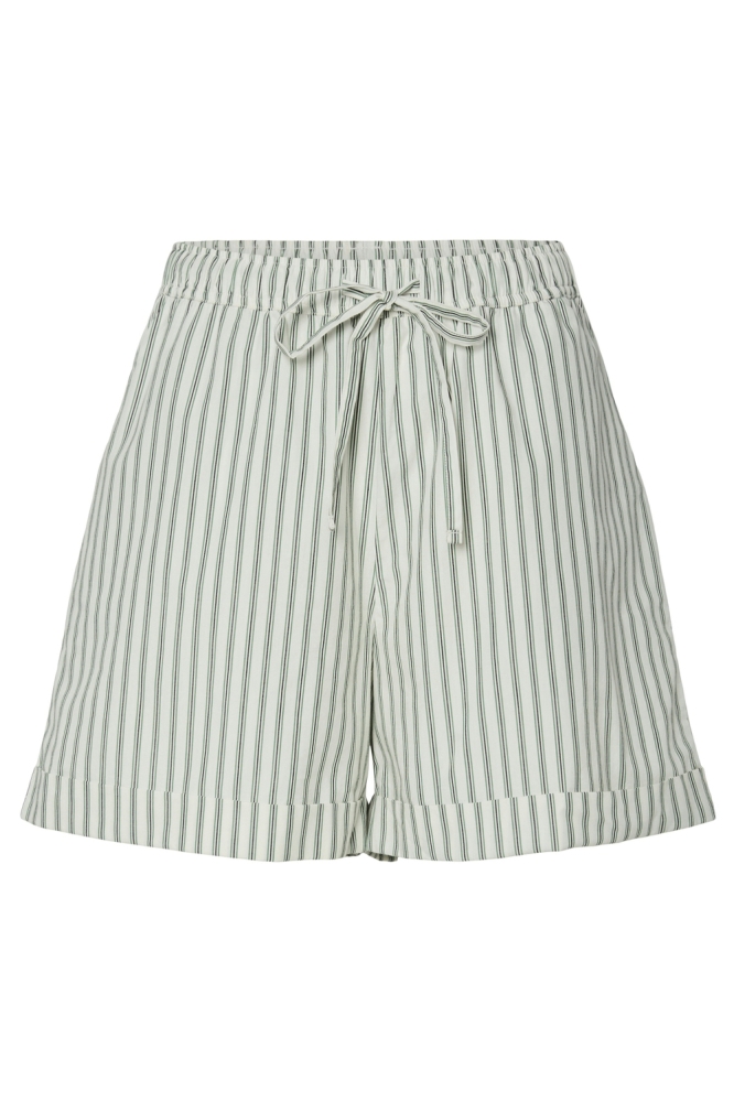 Pieces witte dames korte broek | Vooraanzicht