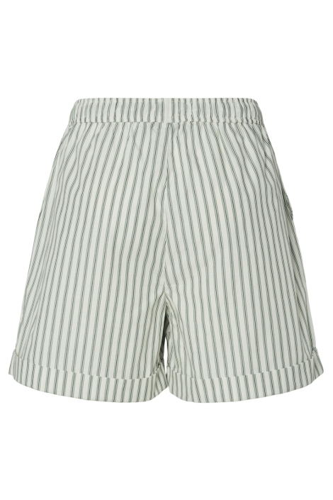 Pieces witte dames korte broek | Achteraanzicht