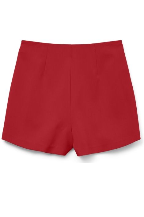 Vero Moda rode dames korte broek | Achteraanzicht