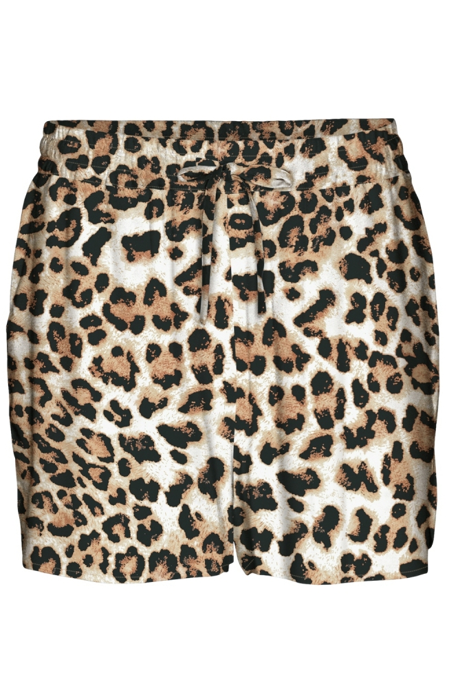 Vero Moda beige dames korte broek | Vooraanzicht
