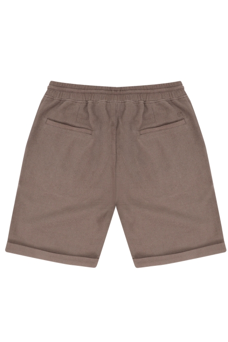 Gabbiano taupe heren korte broek | Achteraanzicht