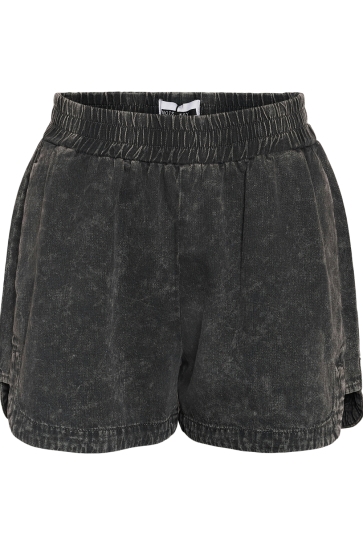 Noisy may Broek NMOREGON NW DENIM ACID SHORTS BL 27034181 BLACK/WASHED