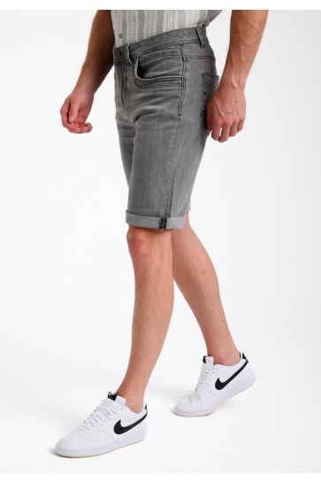 Gabbiano Broek BROKEN TWILL DENIM SHORT 825582 202 grey