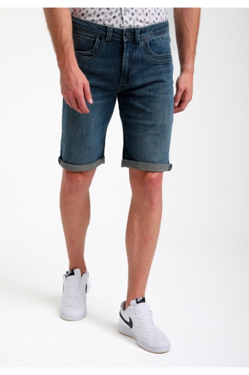 Gabbiano Broek BROKEN TWILL DENIM SHORT 825582 44445 dirty dark