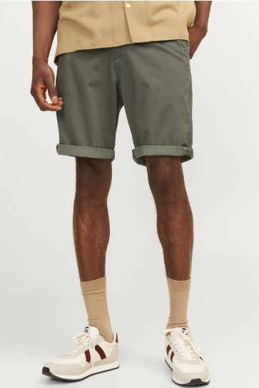 Jack & Jones Broek JPSTBOWIE SHORTS SA PRINTED MID SN 12230336 OLIVE NIGHT