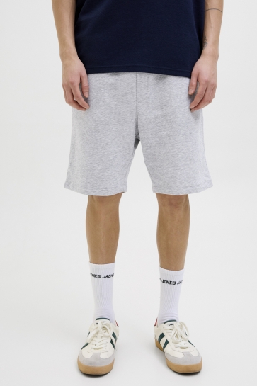 Jack & Jones Broek JPSTGORDON BRADLEY SWEAT SHORTS MID 12249285 Light Grey Melange