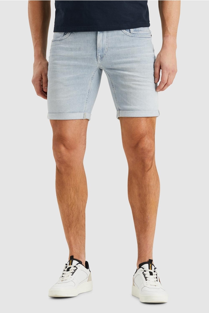 PME legend blauwe heren korte broek | Model vooraanzicht