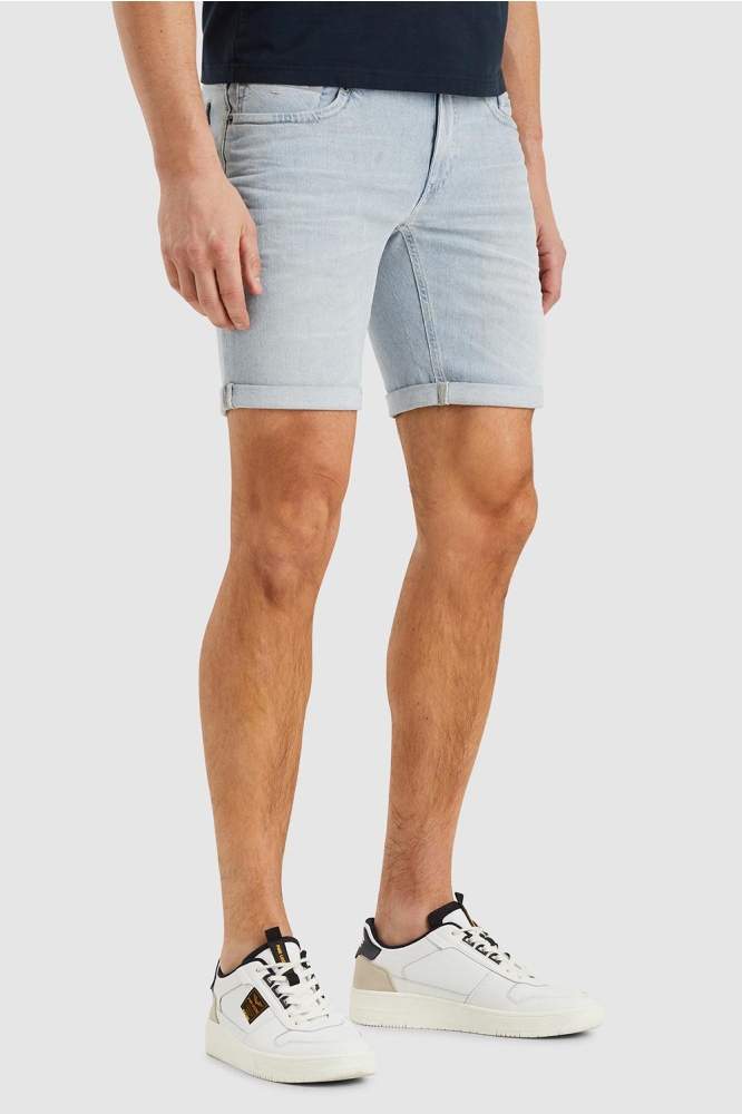 PME legend blauwe heren korte broek | Model zijaanzicht