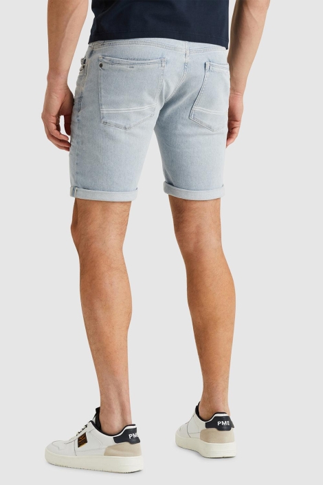 PME legend blauwe heren korte broek | Model achteraanzicht