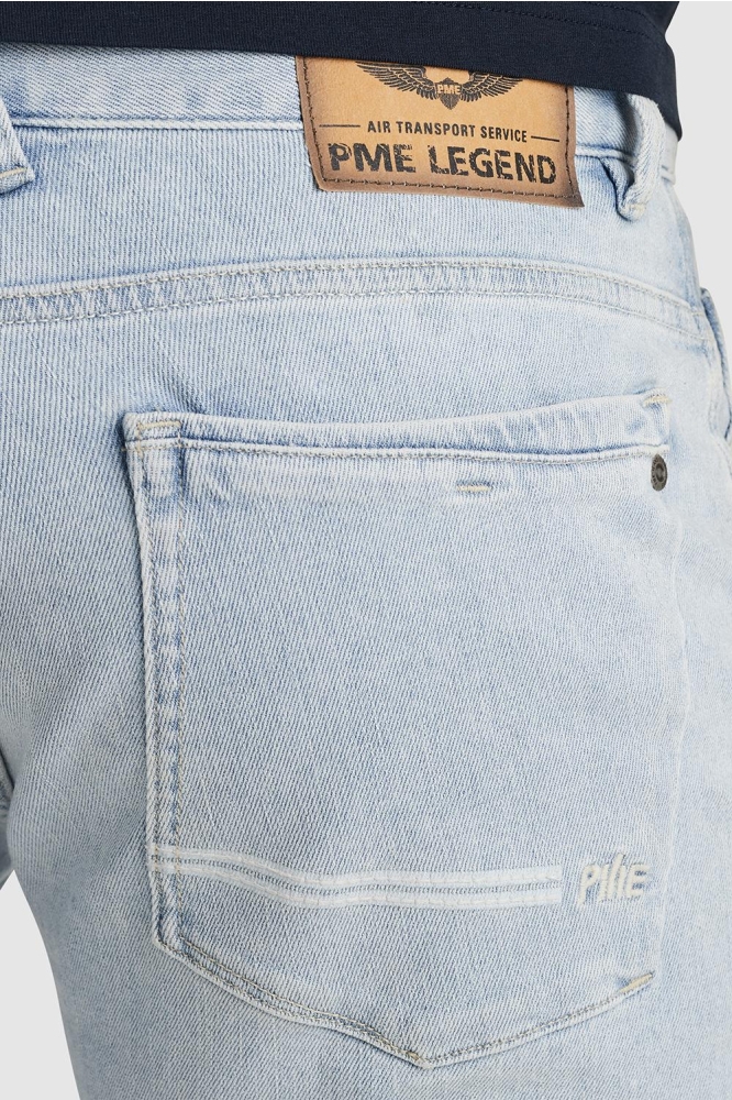 PME legend blauwe heren korte broek | Close up
