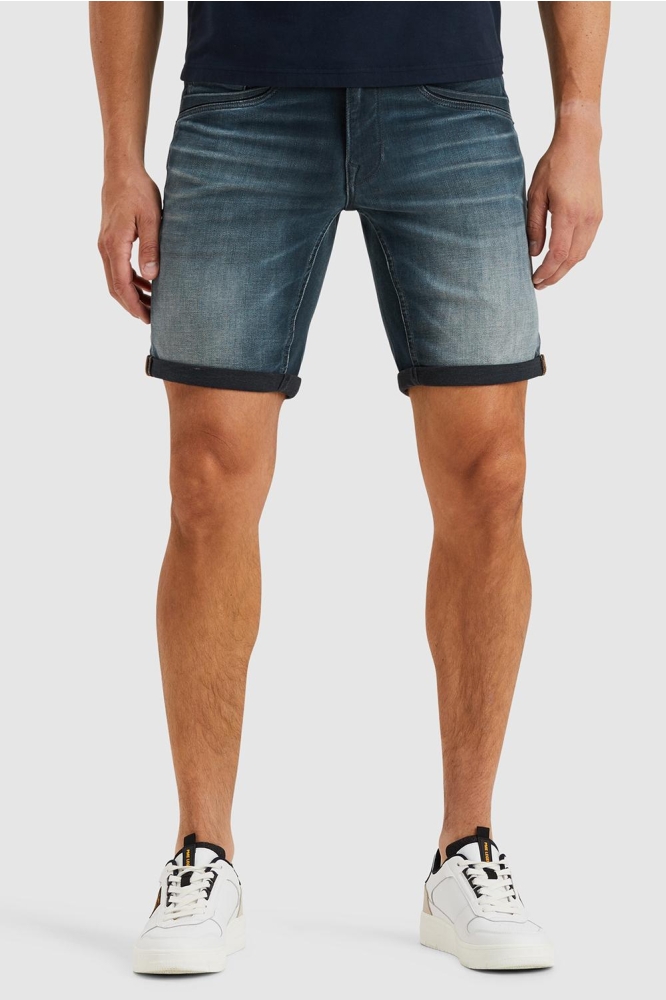 PME legend blauwe heren korte broek | Model vooraanzicht