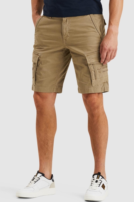 PME legend taupe heren korte broek | Model zijaanzicht