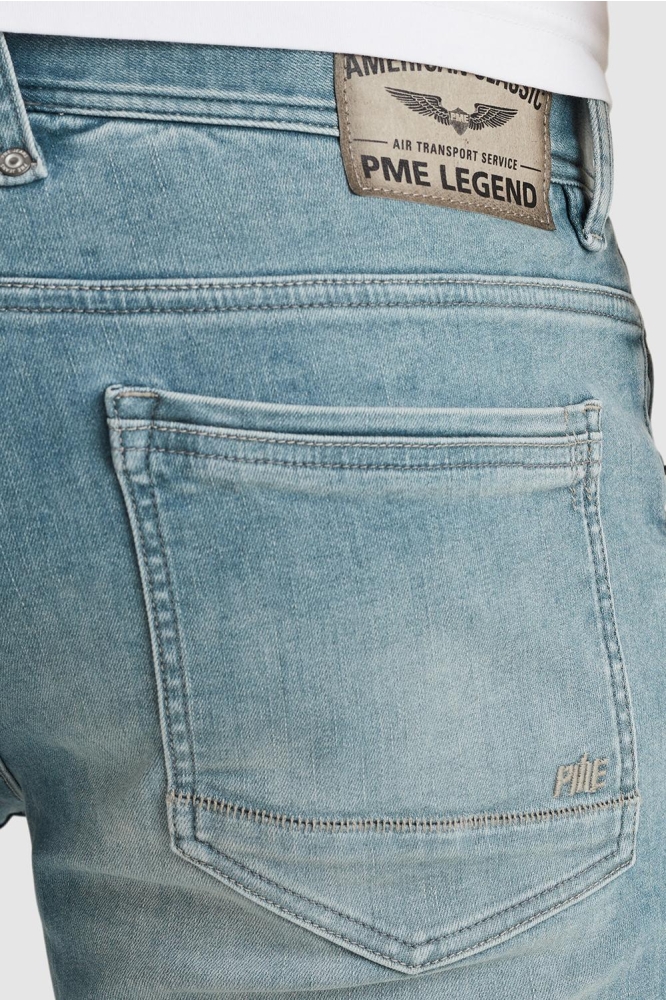 PME legend blauwe heren korte broek | Close up