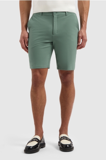 Pure Path Broek SLIM FIT SHORT 25010504 10 ARMY GREEN