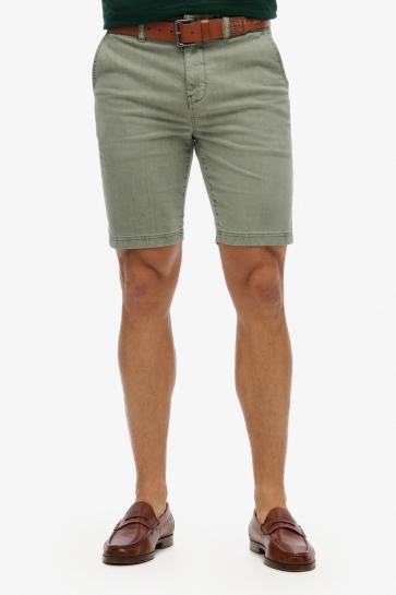 Superdry Broek VINTAGE INTERNATIONAL SHORT M7110397A WASHED SAGE