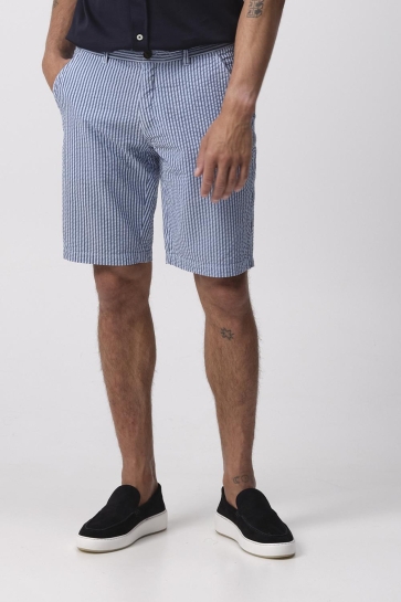 Campbell Broek SEERFORD SHORT 096110 3253 CHAMBRAY BLUE STREEP
