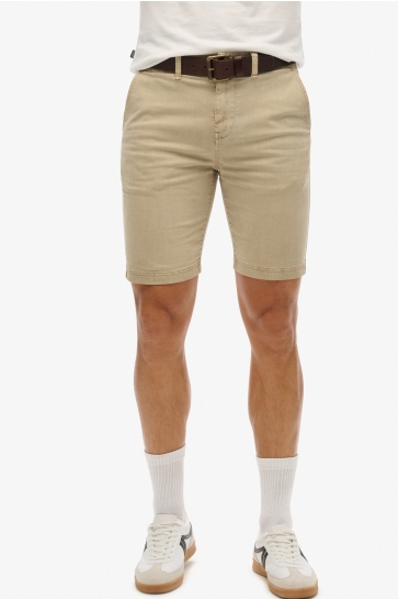 Superdry Broek VINTAGE INTERNATIONAL SHORT M7110397A TAN