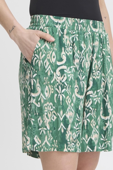 Ichi Broek IHAYA SHO2 20123320 204615 PINE GREEN IKAT
