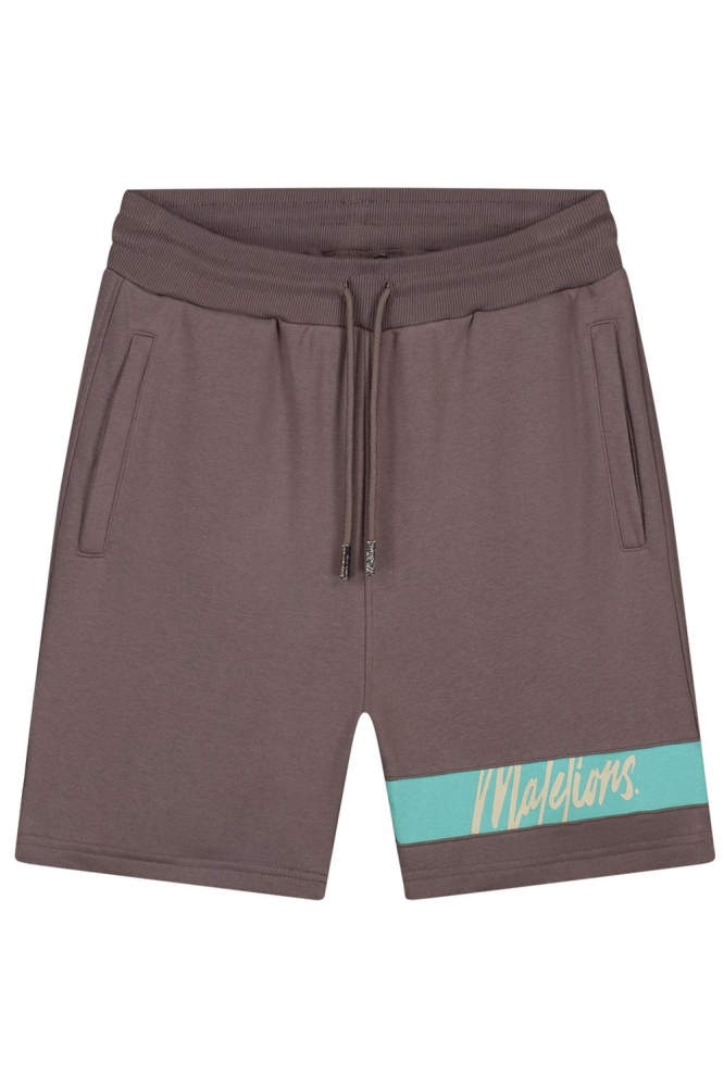 Malelions bruine heren korte broek | Vooraanzicht