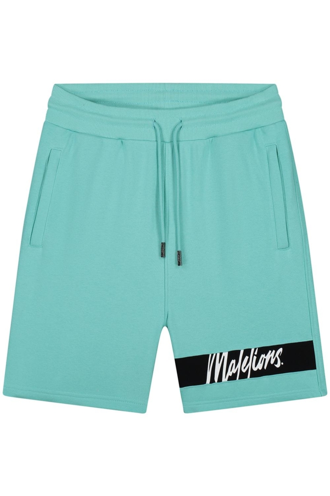 Malelions blauwe heren korte broek | Vooraanzicht
