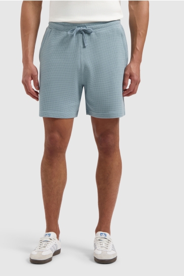 Pure Path Broek GESTRUCTUREERDE KORTE BROEK 25010523 93 BLUE GREY