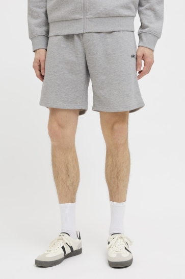 JJ Rebel Broek JREBGORM REG REBEL LOGO SWEAT SHORT 12271107 Light Grey Melange