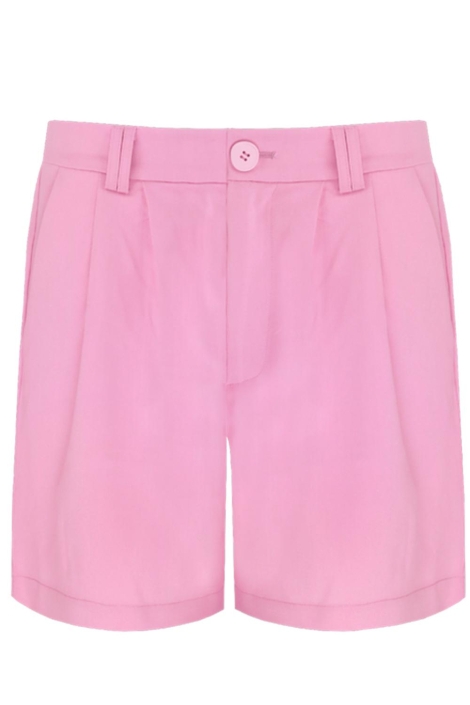 Fluresk roze dames korte broek | Vooraanzicht