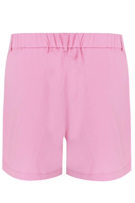 Fluresk roze dames korte broek | Achteraanzicht