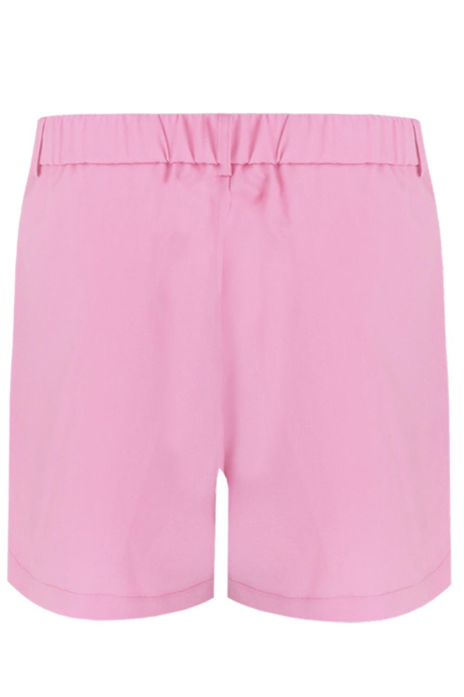 Fluresk roze dames korte broek | Achteraanzicht
