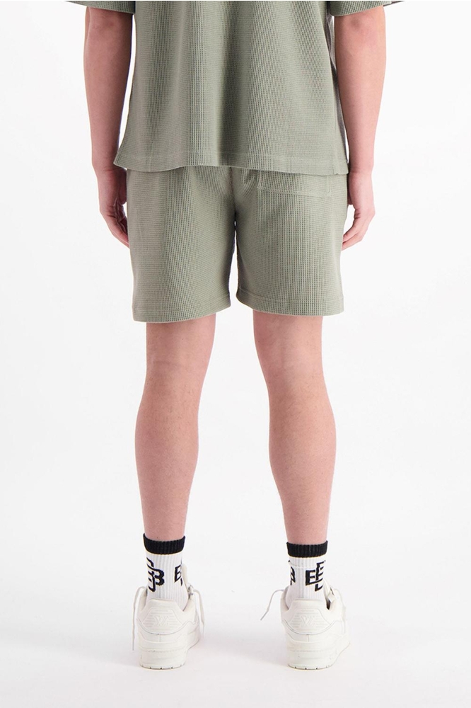 MONOGRAM WAFFLE SHORTS 1 125 5 20 GREEN