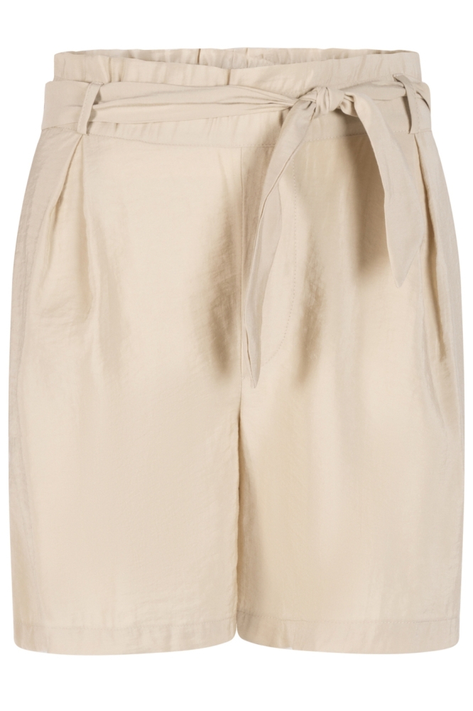 Zoso beige dames korte broek | Vooraanzicht