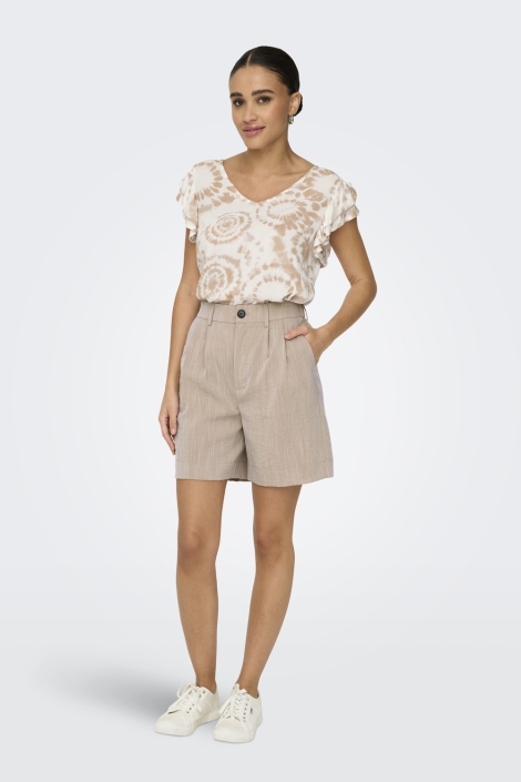 Only beige dames korte broek | Model