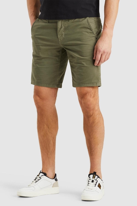 PME legend groene heren korte broek | Model zijaanzicht