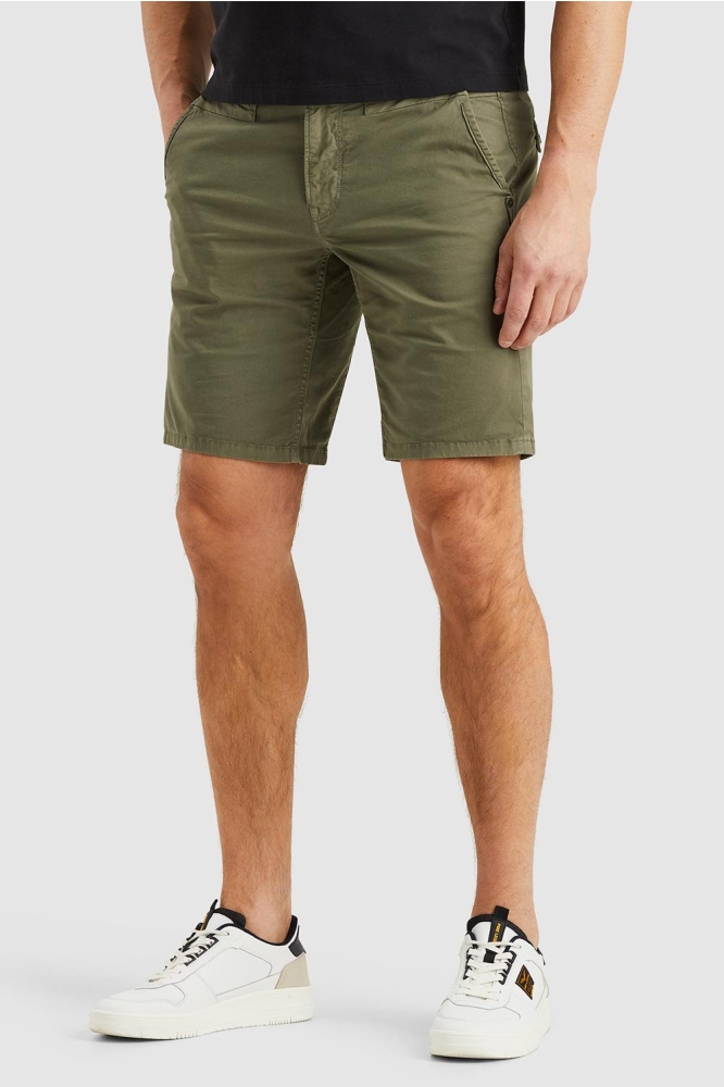 PME legend groene heren korte broek | Model zijaanzicht