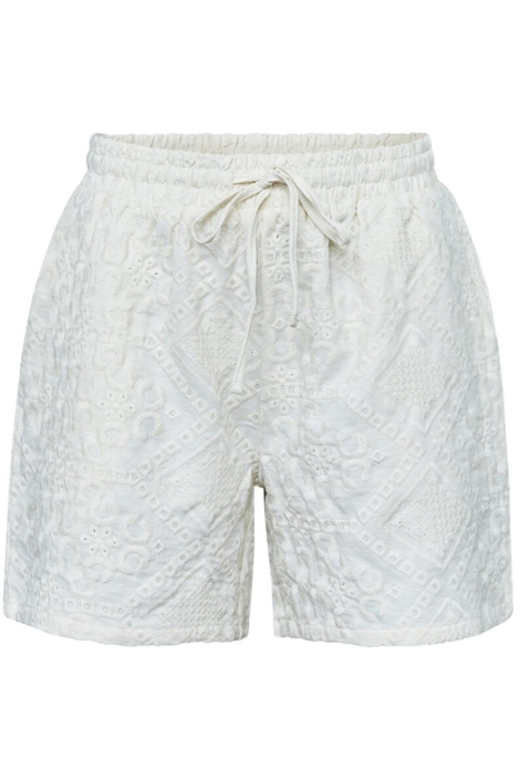 SisterS point beige dames korte broek | Vooraanzicht