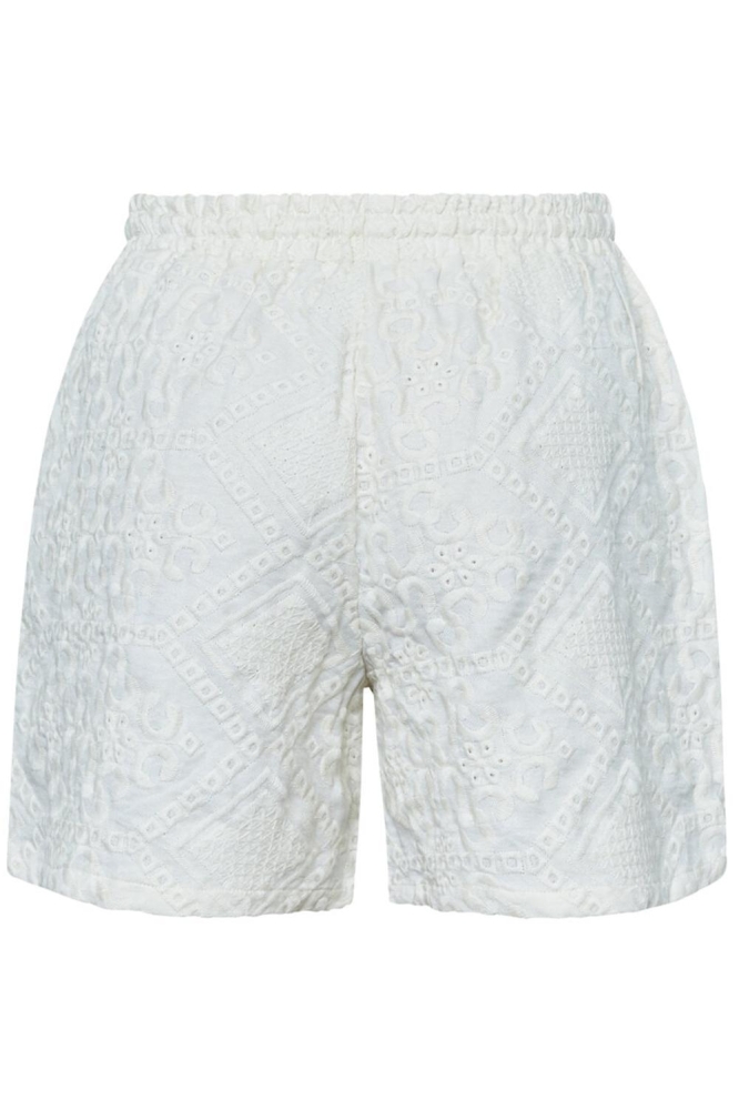 SisterS point beige dames korte broek | Achteraanzicht