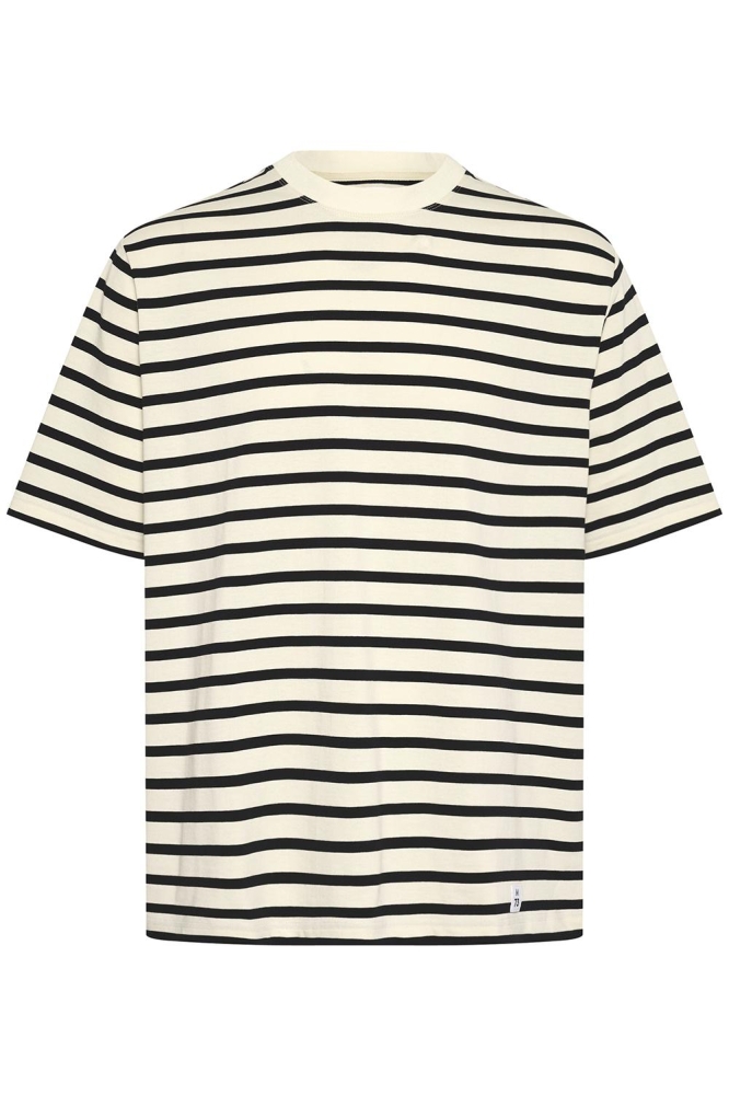 Matinique beige heren t-shirt | Vooraanzicht