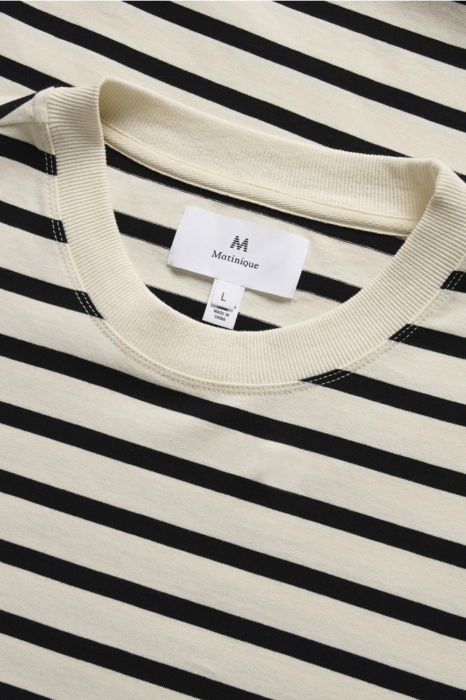 Matinique beige heren t-shirt | Kleurstaal