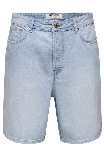 Only & Sons Broek ONSFADE LB 3155 TAI DNM SHORTS NOOS 22033155 Light Blue Denim