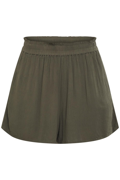 SisterS point groene dames korte broek | Vooraanzicht