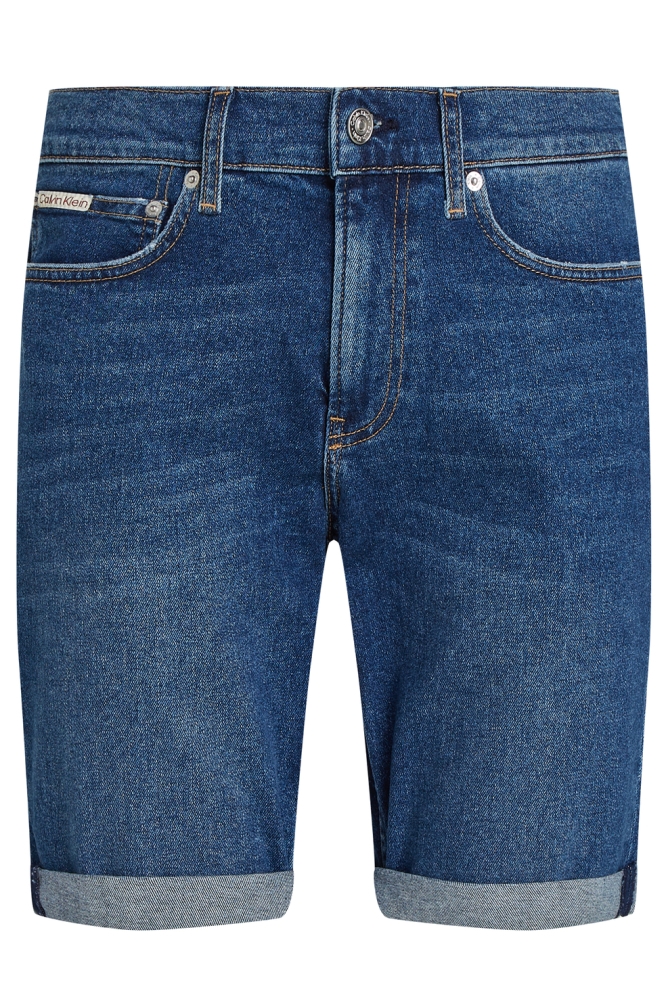 Calvin Klein blauwe heren korte broek | Vooraanzicht