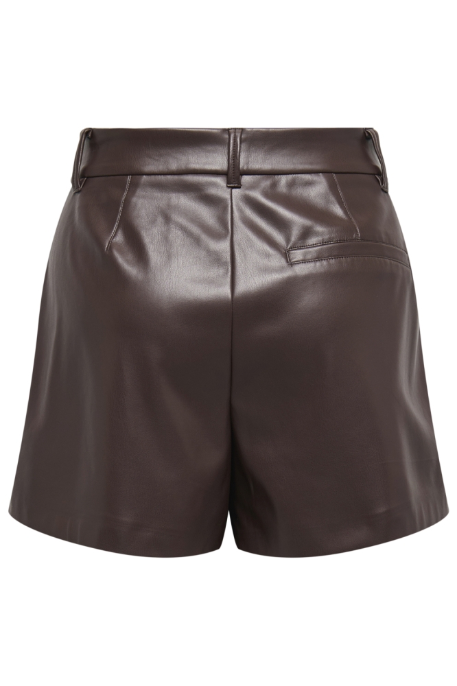 Only bruine dames korte broek | Achteraanzicht
