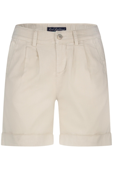 Red Button Broek CLEO SHORT COTTON LINEN COLOUR SRB4572 PEARL