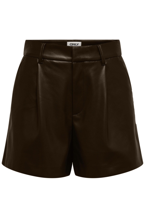 Only bruine dames korte broek | Vooraanzicht