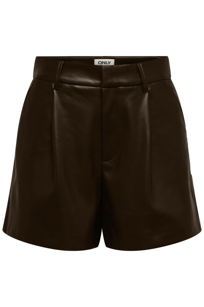 Only bruine dames korte broek | Vooraanzicht
