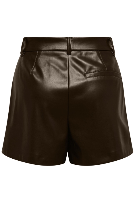Only bruine dames korte broek | Achteraanzicht