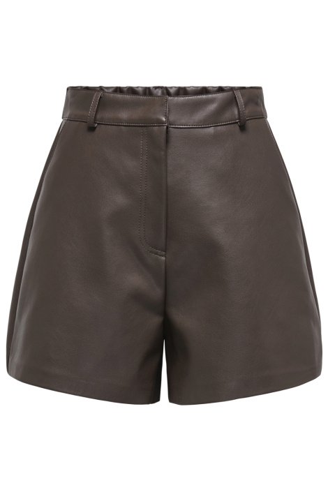Only bruine dames korte broek | Vooraanzicht