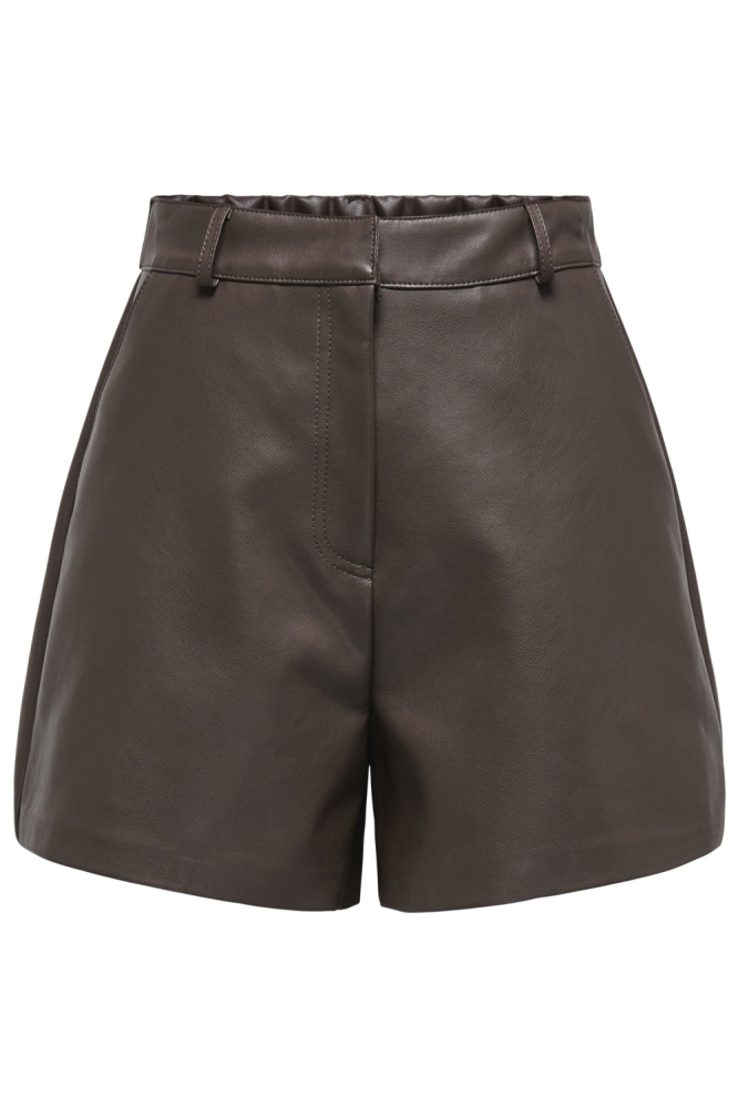 Only bruine dames korte broek | Vooraanzicht