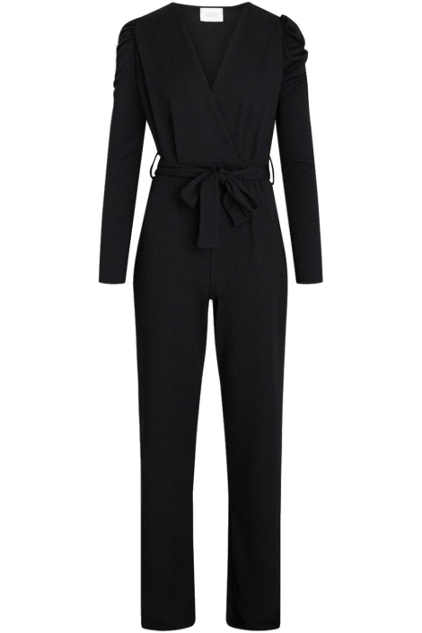SisterS point zwarte dames jumpsuit | Vooraanzicht