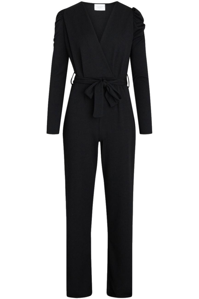 SisterS point zwarte dames jumpsuit | Vooraanzicht